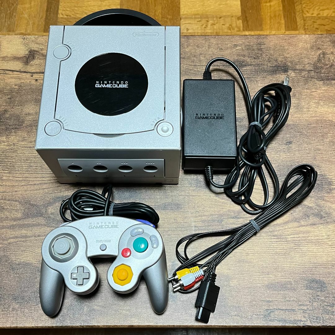 ニンテンドー ゲームキューブ GAMECUBE 本体 シルバー 動作品 ⑧ ...