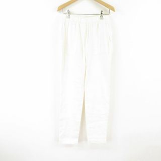 セオリー(theory)の美品 Theory セオリー 01-6106436 テーパードパンツ 1点 0 麻他 ストレッチ 白 ボトムス レディース AU2119A20 (ショートパンツ)