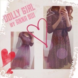 ドーリーガールバイアナスイ(DOLLY GIRL BY ANNA SUI)のANNA SUI カットワンピ(ひざ丈ワンピース)