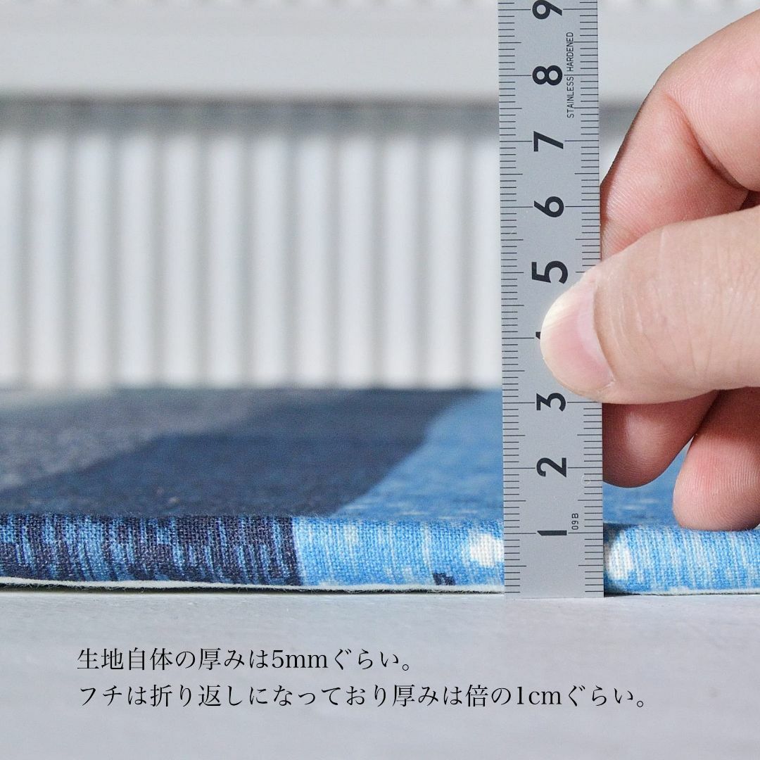 【色: B アイボリー】ＲＵＧＳ‐ＦＡＣＴＯＲＹ ラグマット 夏用 厚手 洗える 6