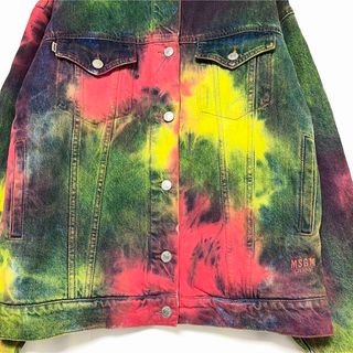 レア MSGM Multicolor Denim Jacket 38 M