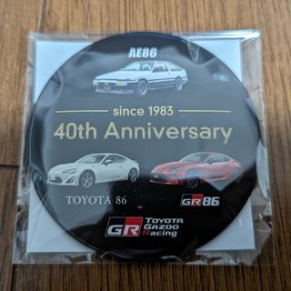 トヨタ(トヨタ)の86 AE86 BRZ 40周年記念 缶バッジ 限定非売品(ノベルティグッズ)