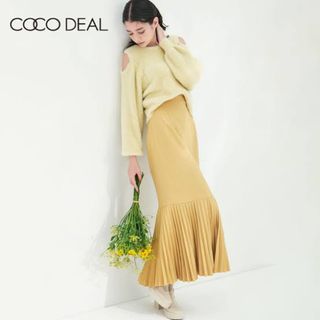 ココディール(COCO DEAL)のCOCODEAL プリーツ切替マーメイドスカート(ロングスカート)