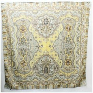 ETRO シルク100% ストール マルチカラー 43 x 128 美品