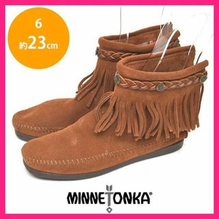 ミネトンカ(Minnetonka)の美品♪ミネトンカ アースミュージック エコロジーコラボ ブーツ 6(約23cm)(ブーツ)