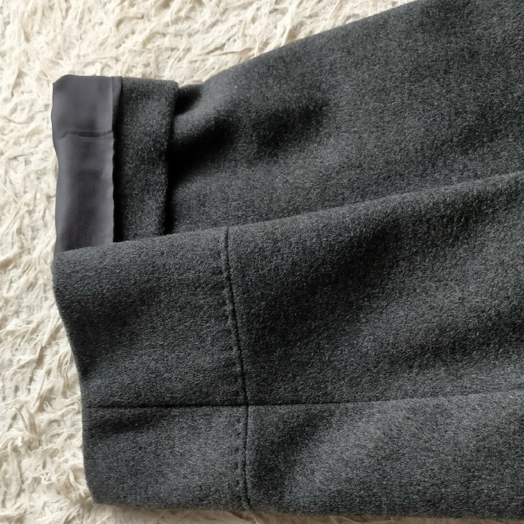 【J.PRESS】スーパー100sカシミヤ混ビーバーステンカラーコート 9号