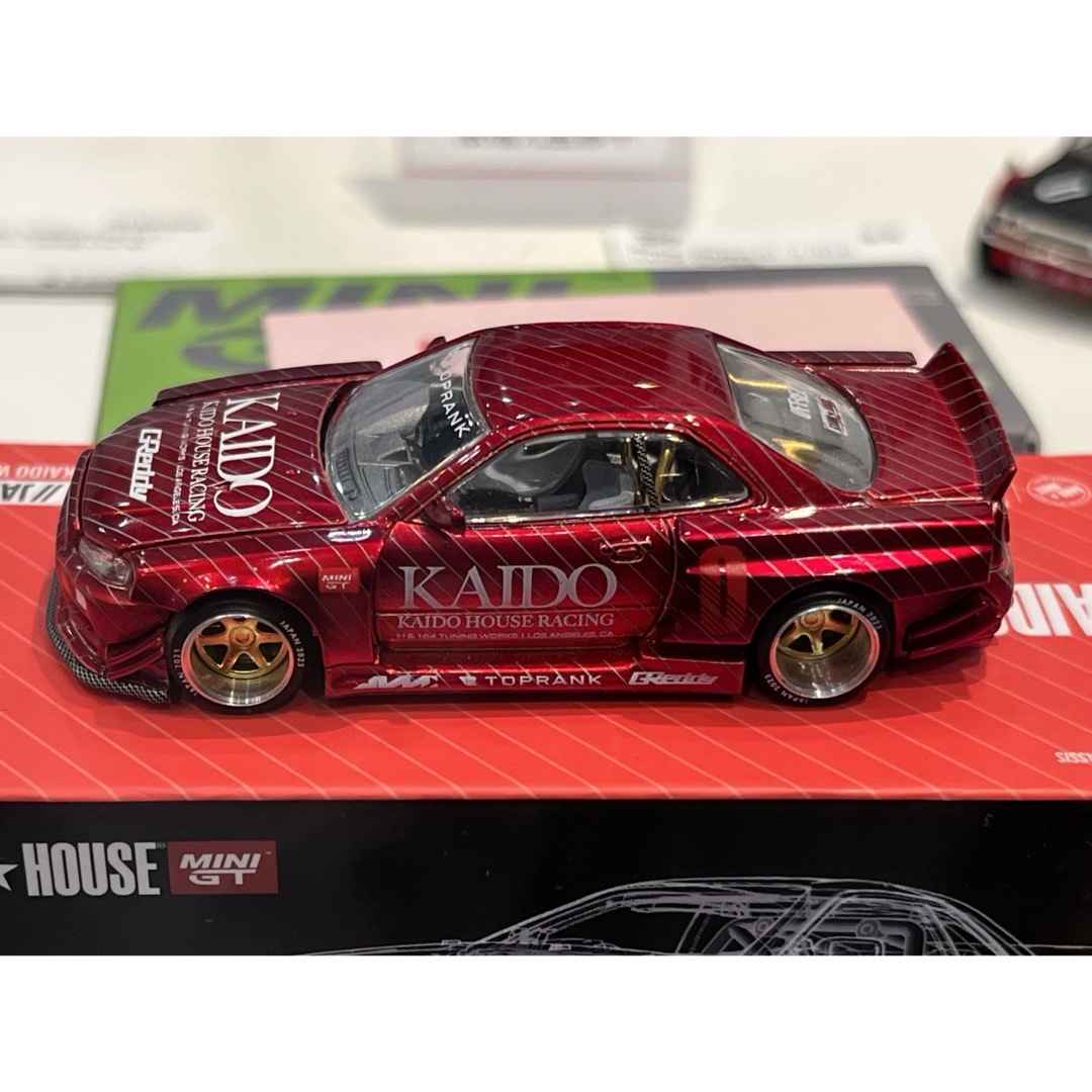 MINI GT KAIDO スカイライン R34 GT-R 静岡ホビーショー限定ミニカー