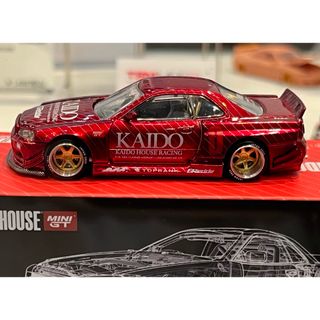 ニッサン(日産)のMINI GT KAIDO スカイライン R34 GT-R 静岡ホビーショー限定(ミニカー)