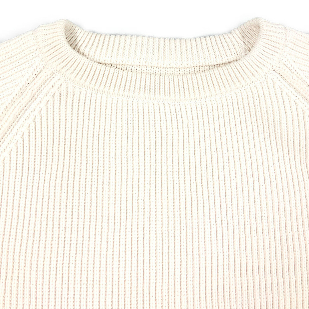 NANAMICA ナナミカ 品番SUJS203 21AW 5G Crew Neck Sweater クールネック ニット セーター アイボリー サイズXL 正規品 / 31305 5