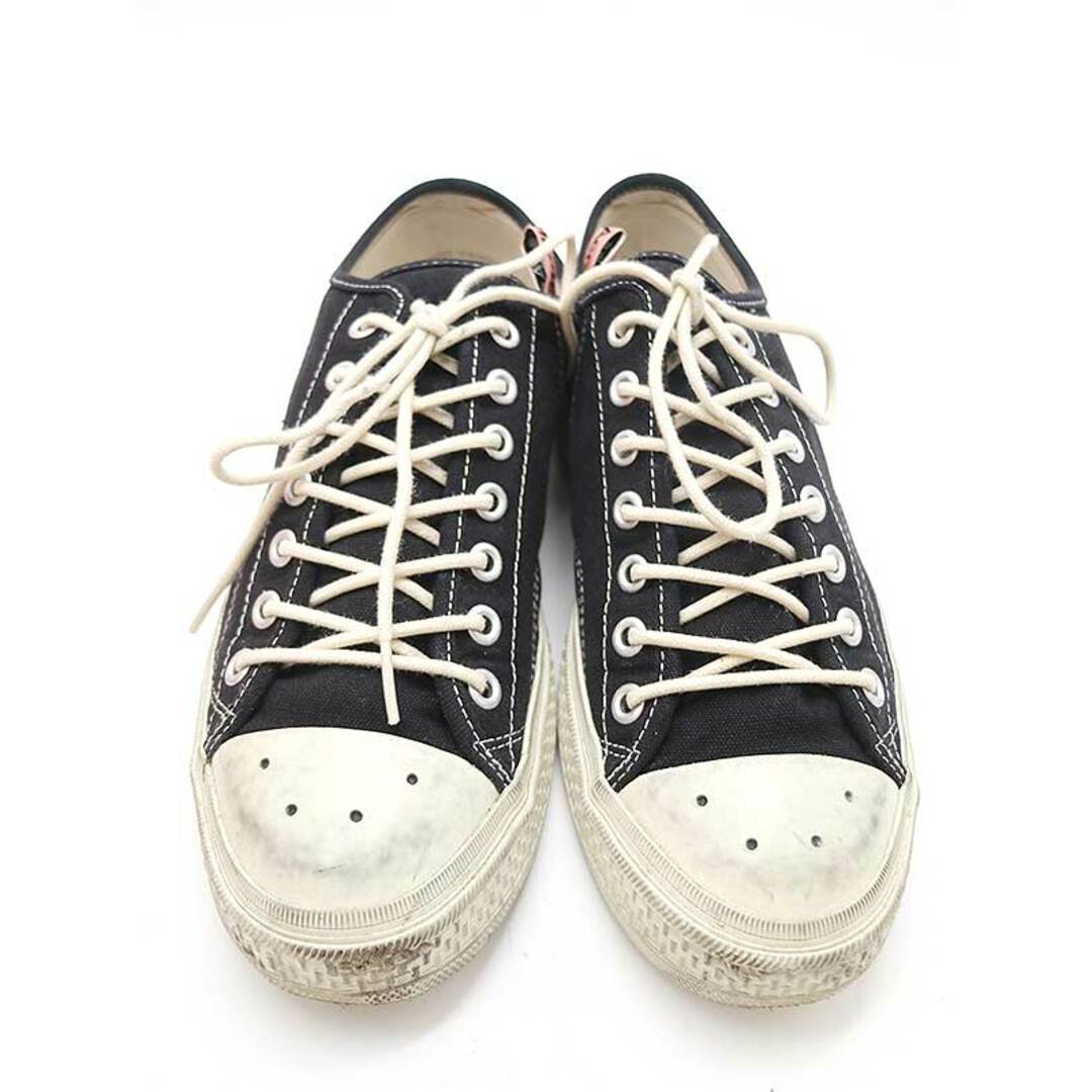 ACNE(アクネ)のAcne Studios アクネストゥディオズ Ballow Tumbled USED加工 キャンバスローカットスニーカー ブラック 43 メンズの靴/シューズ(スニーカー)の商品写真