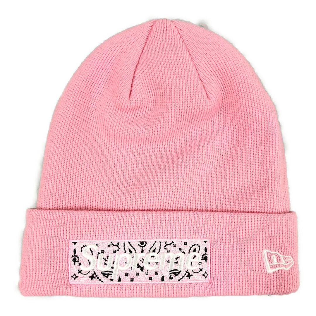 バンダナ NEW Era Box Logo Beanie ピンク Supreme-