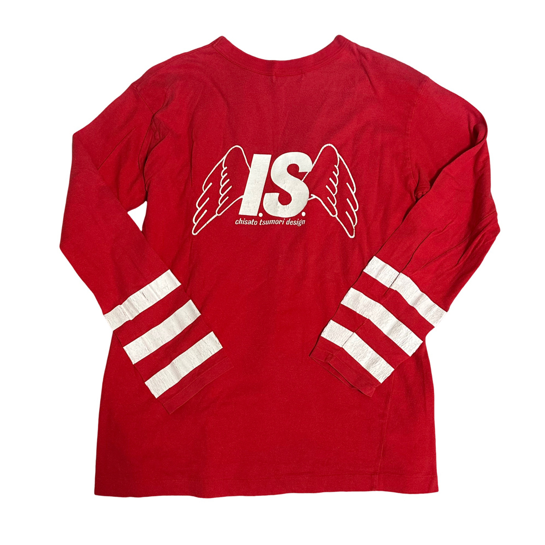 Issey miyake 80s i.s logo L/S T-shirt | フリマアプリ ラクマ