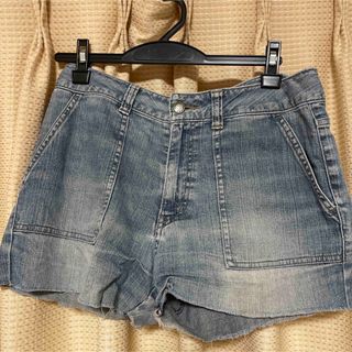 ロッジ(Lodge)のLODGE jeans デニム　ダメージジーンズ　ショートパンツ(デニム/ジーンズ)