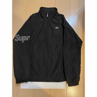 シュプリーム(Supreme)の17ss Supreme × LACOSTE Track Jacket 黒　M(ナイロンジャケット)