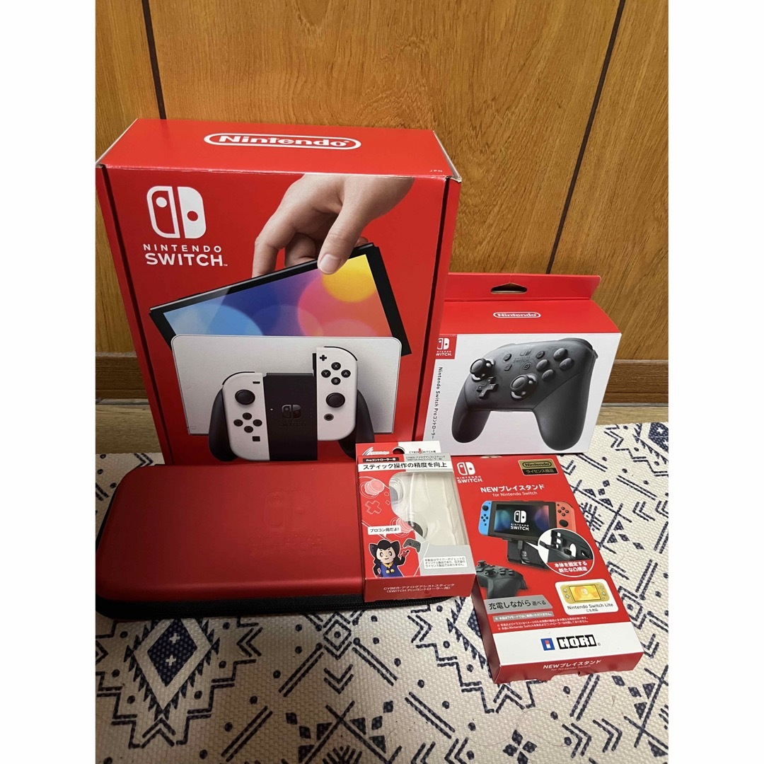 任天堂 - Switch本体有機EL JCホワイトの通販 by ラン's shop