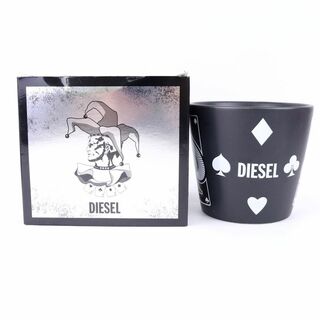 ディーゼル(DIESEL)のディーゼル マグカップ 未使用 トランプデザイン ロゴ ブランド ノベルティ 雑貨 食器 メンズ ブラック DIESEL(その他)