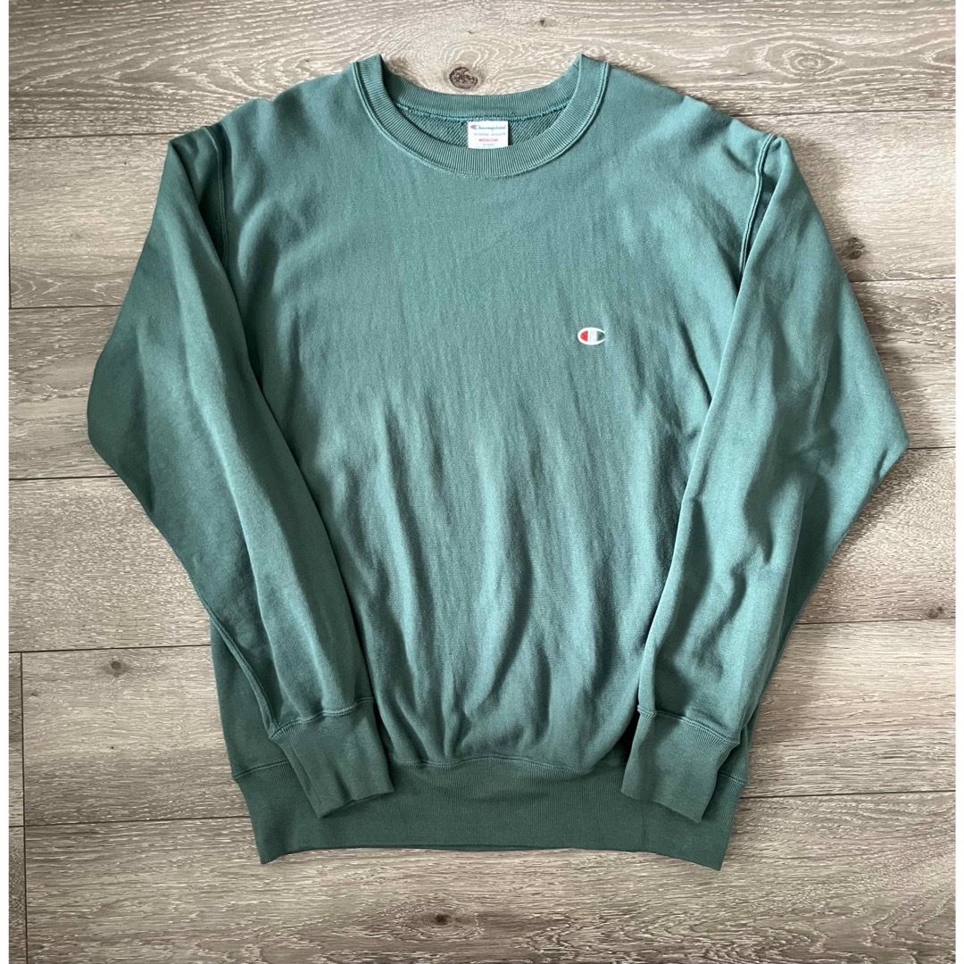 champion REVERSEWEAVE crewneck モスグリーン