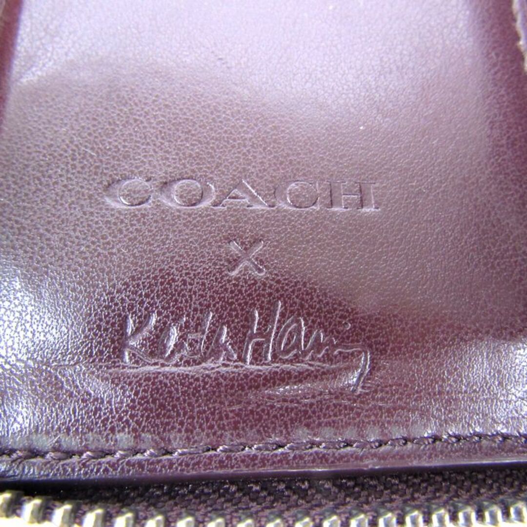 ★新品 COACH コーチ 長財布 花柄 ハート ホワイト 白色