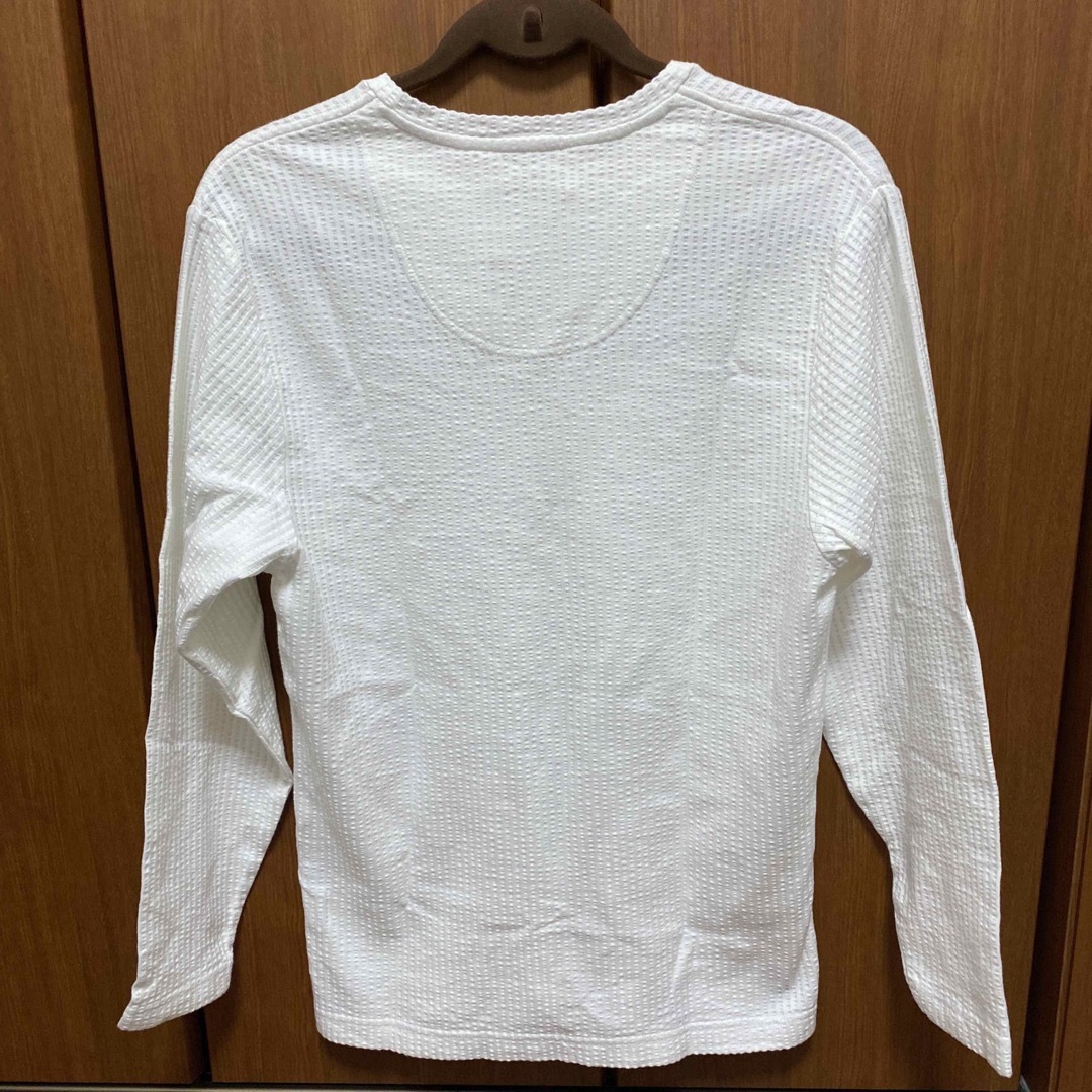 U.P renoma(ユーピーレノマ)のU. P renoma  デザインTシャツ　メンズL  白 メンズのトップス(Tシャツ/カットソー(七分/長袖))の商品写真