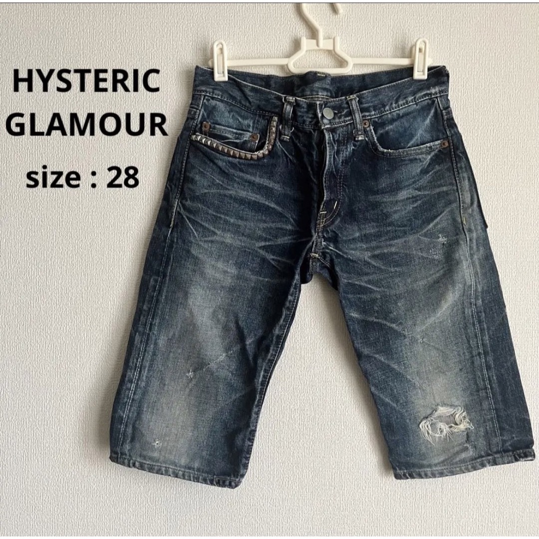 HYSTERIC GLAMOUR(ヒステリックグラマー)のヒステリックグラマー　ショートパンツ　デニム レディースのパンツ(ショートパンツ)の商品写真