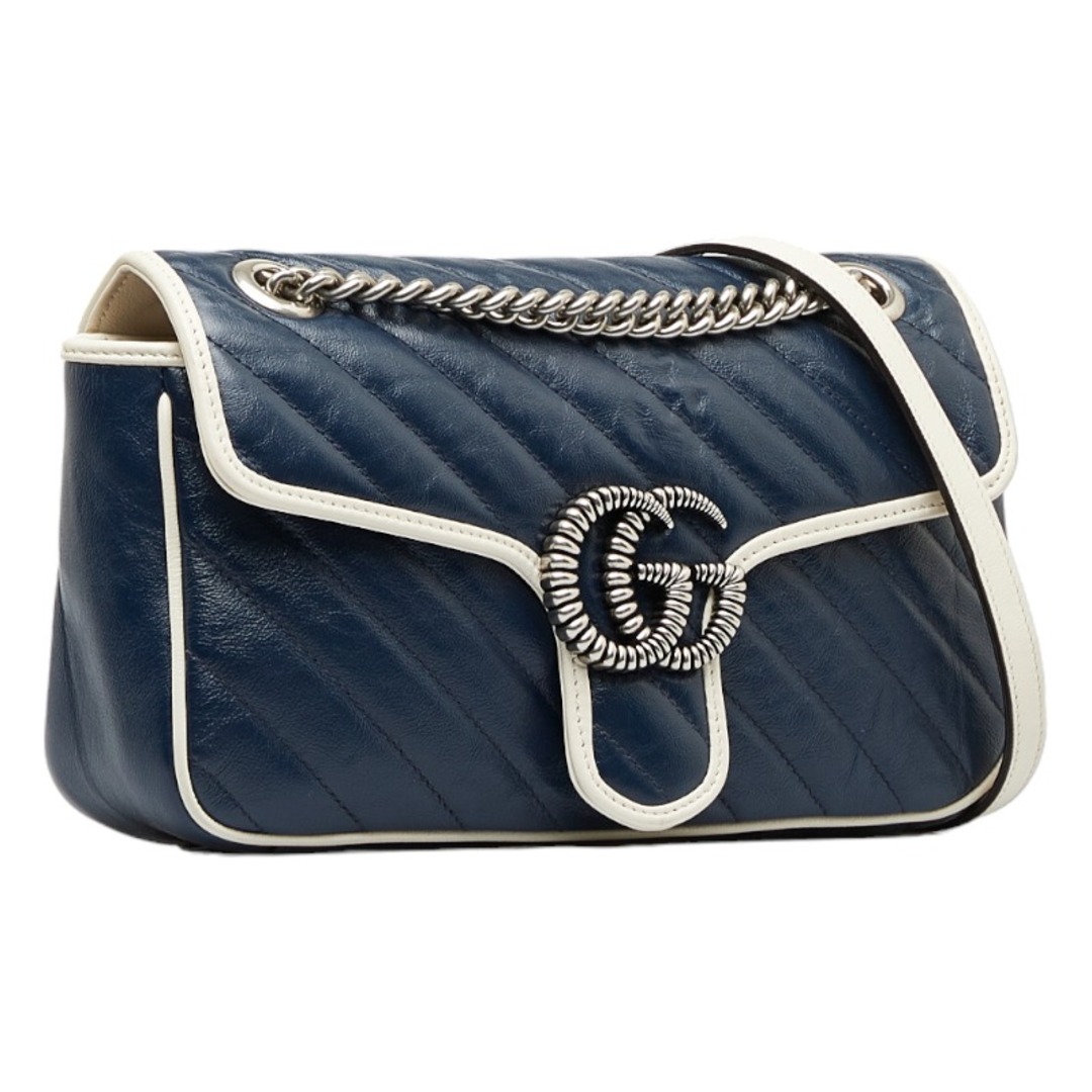 Gucci - グッチ GGマーモント キルティング スモール チェーン
