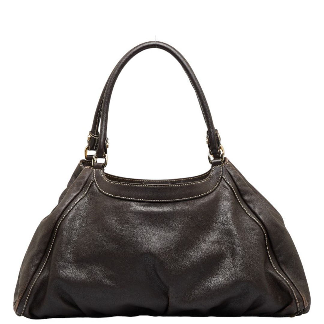 Gucci - グッチ アビー ハンドバッグ ショルダーバッグ 189835 レザー