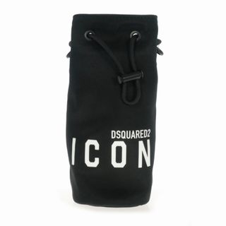 ディースクエアード(DSQUARED2)のディースクエアード ICON ロゴ ショルダーバッグ ポシェット UNI 黒(その他)