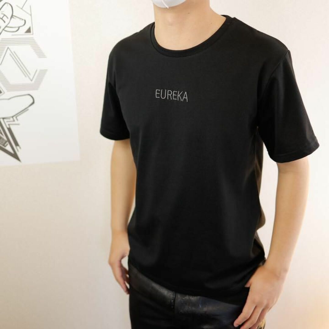 『新品』リフレクターＴシャツ【ブラックL】 メンズのトップス(Tシャツ/カットソー(半袖/袖なし))の商品写真