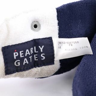 PEARLY GATES - パーリーゲイツ サンバイザー フリース 耳当て付き