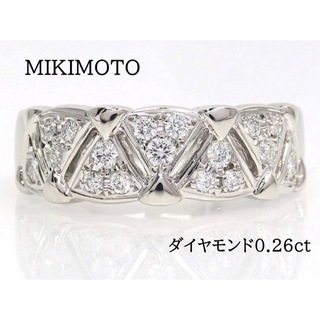 ミキモト(MIKIMOTO)のMIKIMOTO ミキモト Pt950 ダイヤモンド0.26ct リング(リング(指輪))