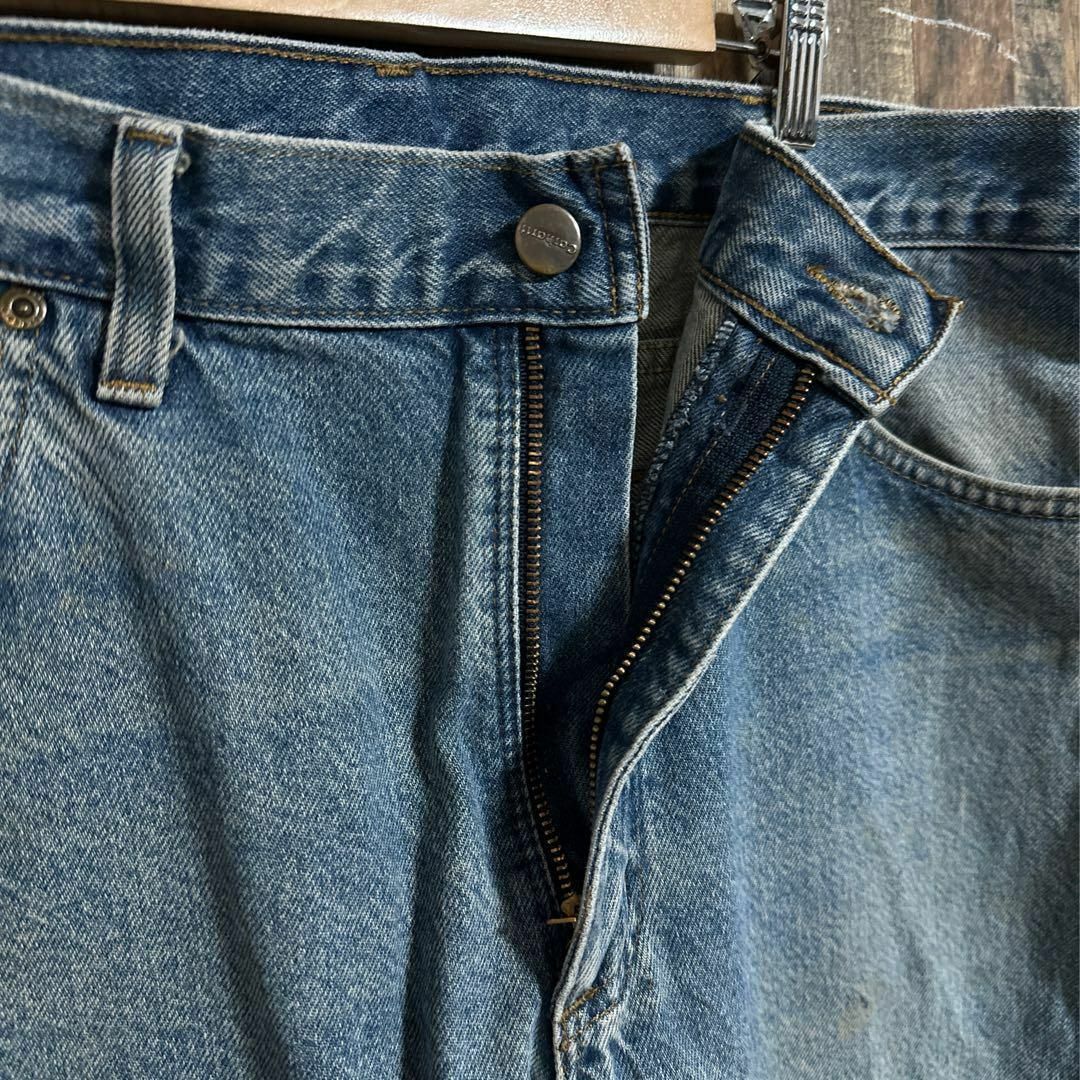 カーハート デニム Gパン ジーンズ パンツ ロゴ アメカジ 38 USA古着