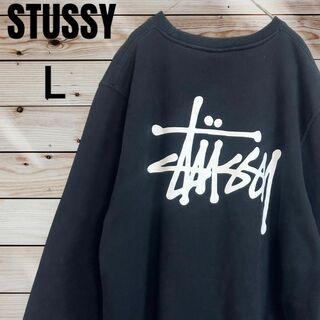 STUSSY - 【人気デザイン】ステューシー L 両面デザイン スウェット