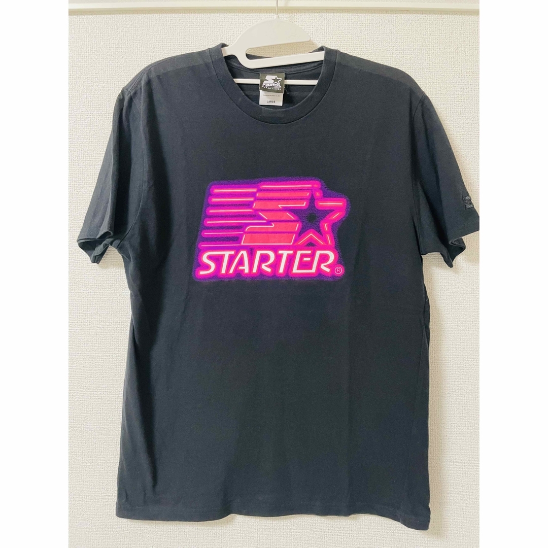 STARTER(スターター)のSTARTER スターター 半袖Tシャツ 黒 Lサイズ メンズのトップス(Tシャツ/カットソー(半袖/袖なし))の商品写真