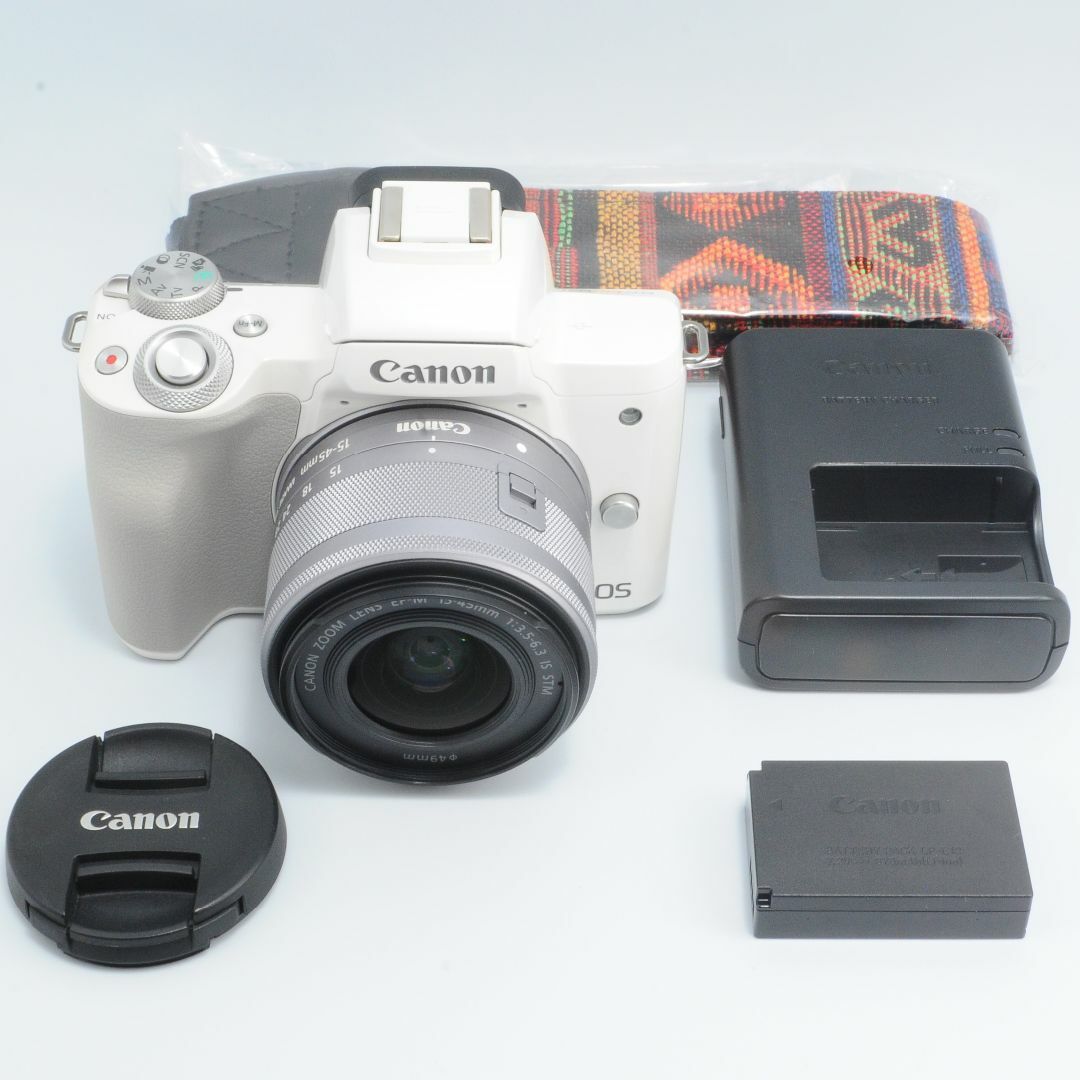 Canon - ☆極美品☆Canon EOS Kiss M レンズキット Wi-Fiの通販 by