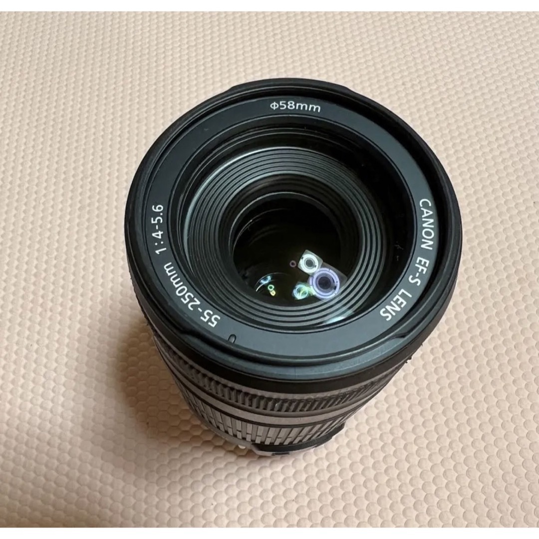 展示品　保証書付Canon EF-S55-250F4-5.6 IS STM