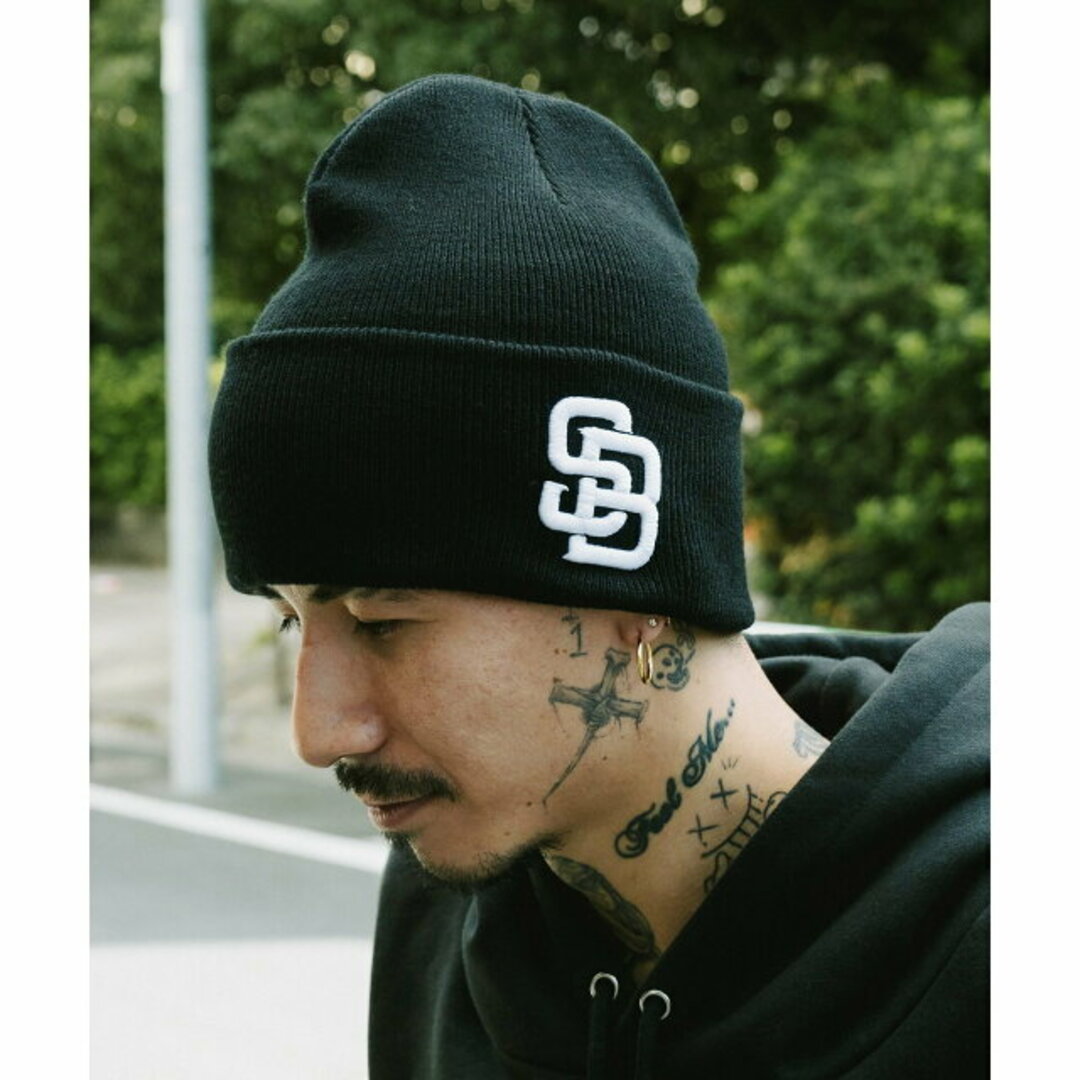 Subciety(サブサエティ)の【BLACK】BEANIE-CANNON- レディースの帽子(ニット帽/ビーニー)の商品写真