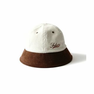 サブサエティ(Subciety)の【BROWN】2TONE CORDUROY HAT(ハット)