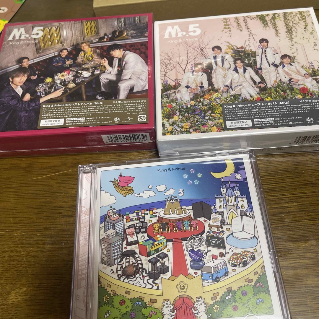 King & Prince - Mr.5 アルバム3形態の通販 by まいか's shop｜キング 
