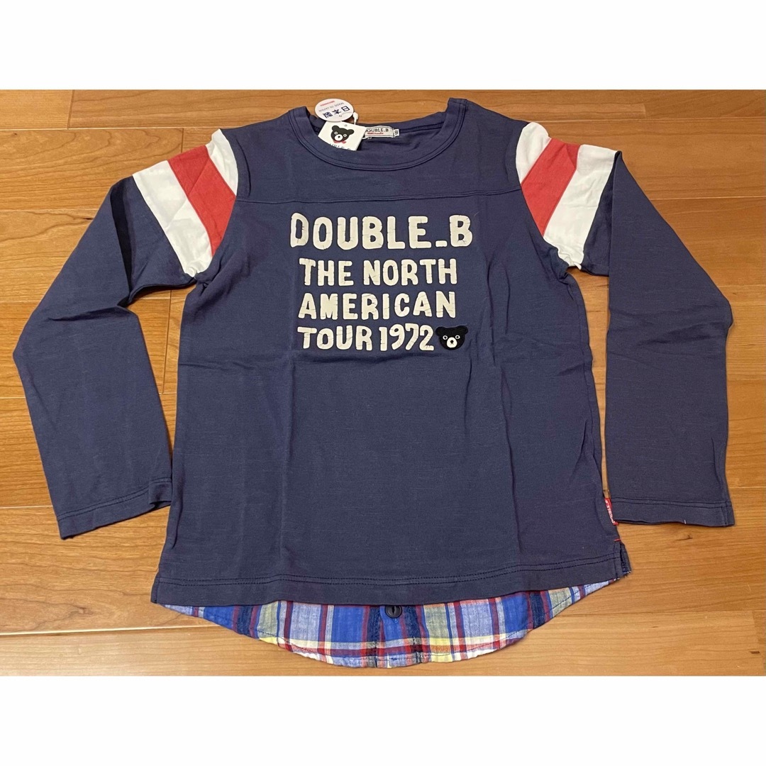 新品☆DOUBLE.B(ダブルビー) 長袖Ｔシャツ