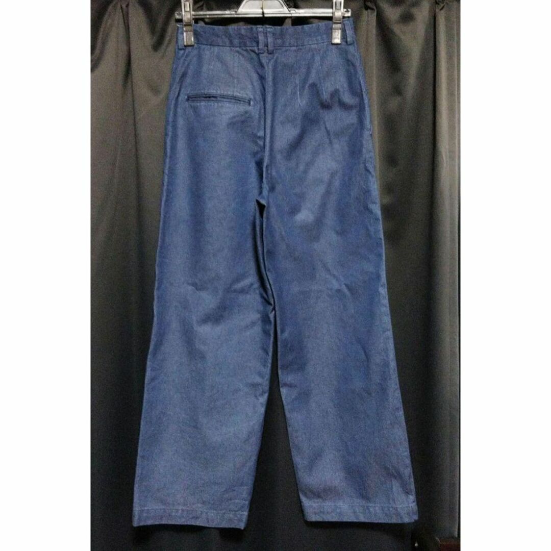 COTTON DENIM WIDE TROUSERS M デニム ワイドパンツ