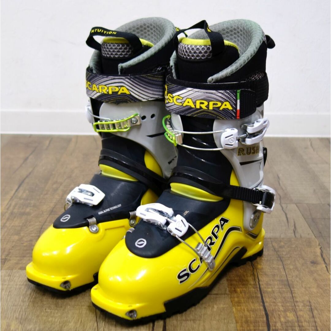 スカルパ SCARPA スキーブーツ RUSH ラッシュ 26.5cm TLT規格 テックビンディング 3バックル 山スキー BC スキー アウトドア  | フリマアプリ ラクマ