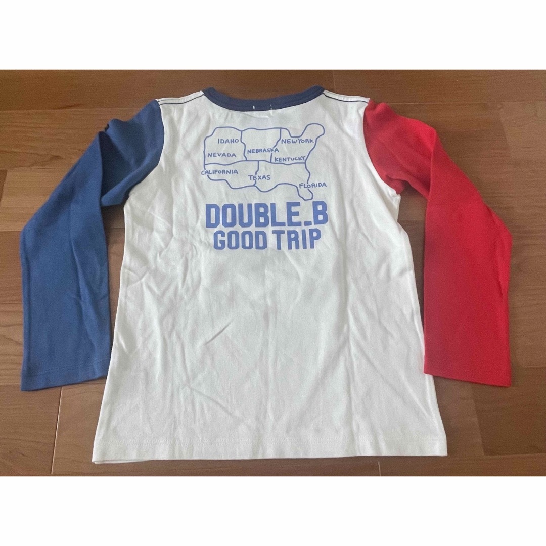 新品☆DOUBLE.B(ダブルビー) 長袖Ｔシャツ