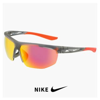 ナイキ(NIKE)の【新品】 ナイキ サングラス fv2376 021 WINDBLOW LB M NIKE スポーツサングラス メンズ レディース ユニセックス ハーフリム フレーム ウィンドブロー ミラーレンズ uvカット(サングラス/メガネ)