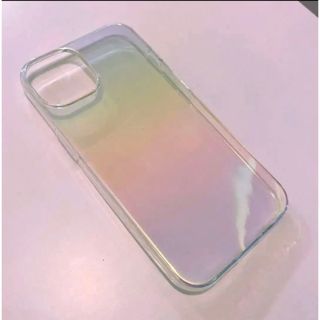 エイチアンドエム(H&M)のiPhone12 アイフォン12 透明 オーロラ ラバー ケース(iPhoneケース)