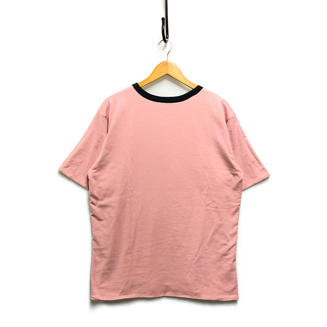 Needles(ニードルス)のNEEDLES ニードルス 品番 MR312 S/S Reversible Tee リバーシブル 半袖Ｔシャツ チャコール ピンク サイズL 正規品 / 32098 メンズのトップス(Tシャツ/カットソー(半袖/袖なし))の商品写真