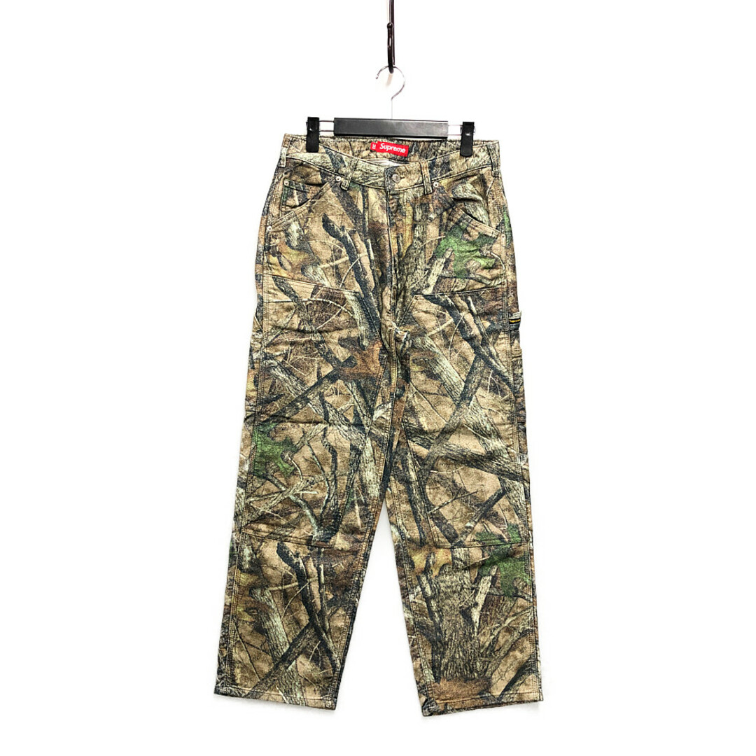 SUPREME シュプリーム 23AW Moleskin Double Knee Painter Pant モールスキン ダブルニー ペインター パンツ Camo サイズ30 正規品 / 32079約30cm裾幅