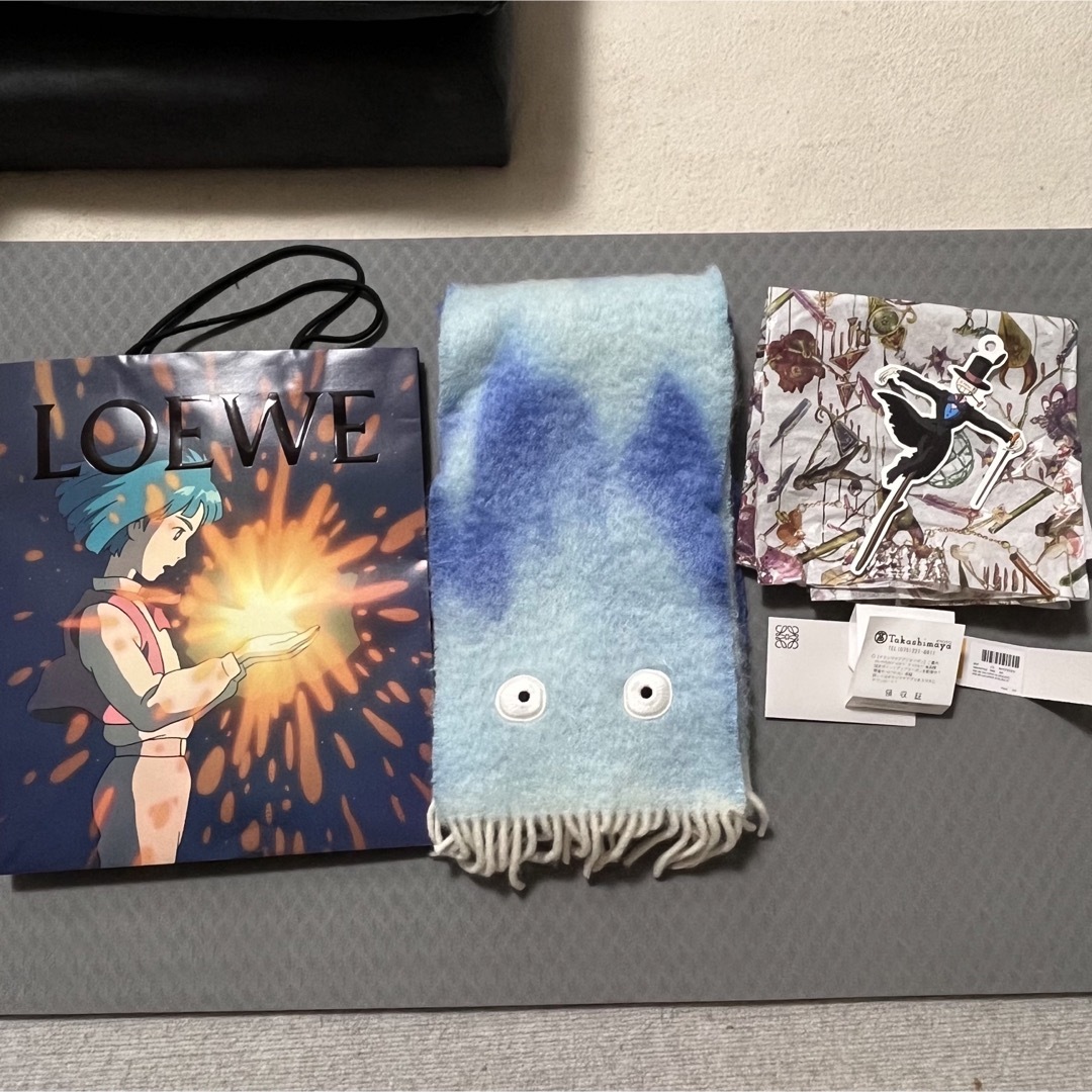 LOEWE - 【超美品】LOEWE カルシファー マフラーの通販 by ぬ's LOEWE - 【超美品】LOEWE カルシファー マフラーの通販 by ぬ's