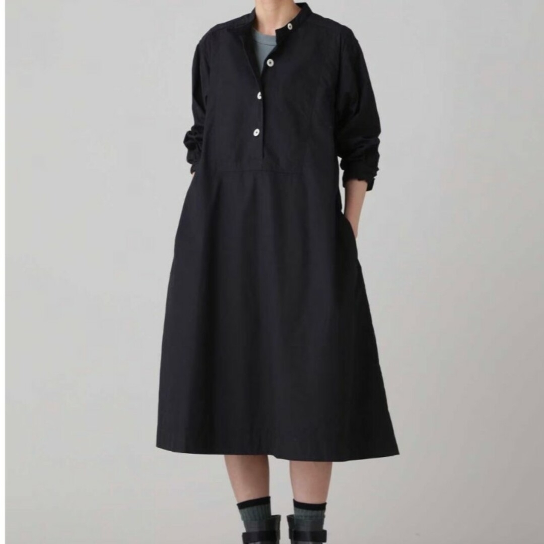 MHL.(エムエイチエル)のMHL ワンピース　WASHED COTTON POPLIN　サイズⅡ レディースのワンピース(ロングワンピース/マキシワンピース)の商品写真