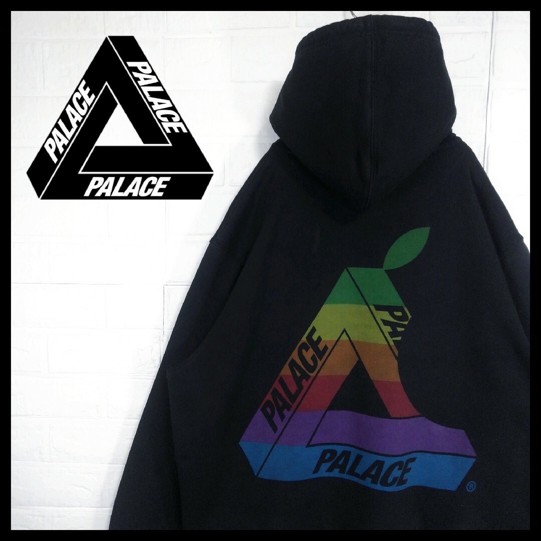 《Palace skateboards》アップルロゴ　プルオーバーパーカー