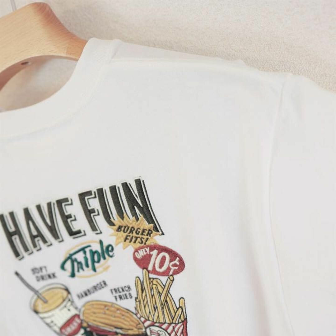『新品』ジャンクフードＴシャツ【ホワイトM】 メンズのトップス(Tシャツ/カットソー(半袖/袖なし))の商品写真